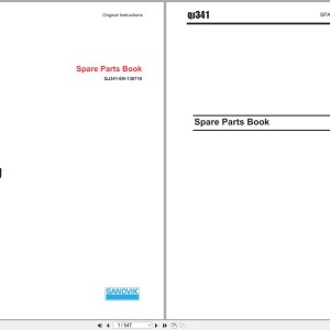 Sandvik QJ341 Spare Parts Catalog QJ341-EN-130718