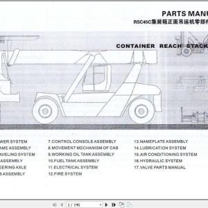 Sany RSC45 Parts Manual