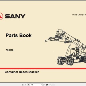 Sany RSC45C Parts Book 10RS45010124