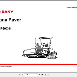 Sany SAP60C Electrical and Hydraulic Schematics