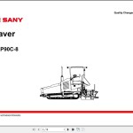 Sany SAP90C-8 Electrical and Hydraulic Schematic