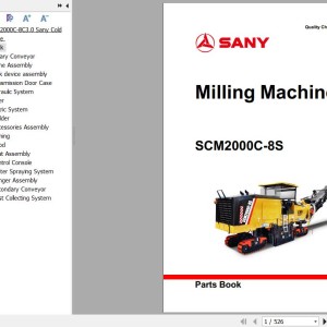 Sany SCM2000C-8S Parts Book XB0220CA0056