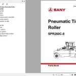 Sany SPR260C-8 Parts Book YZ3826CA0338