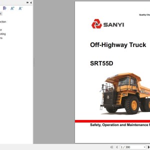 Sany SRT55D Operation and Maintenance Manual