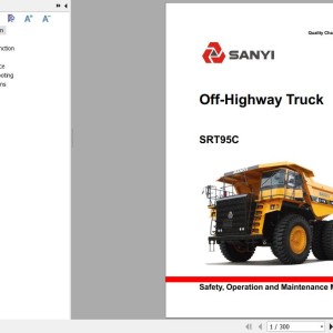 Sany SRT95C Operation and Maintenance Manual