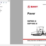 Sany SSP90C-8 SSP100C-8 Operation and Maintenance Manual