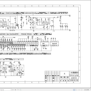 Sany SSR100C10C3.11DL Electrical Schematic 02181578