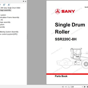 Sany SSR220C-8H Parts Book YZ1522CB1471