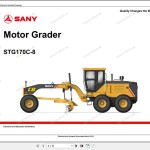 Sany STG170C-8 Electrical and Hydraulic Schematic
