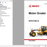 Sany STG170C-8 Parts Book PY5517CB0468
