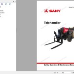 Sany STH0844 Operation and Maintenance Manual
