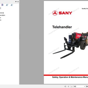 Sany STH0844 Operation and Maintenance Manual