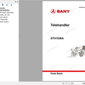 Sany STH1056A Parts Book TH1056CB0287