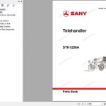 Sany STH1256A Parts Book TH1256CB0263
