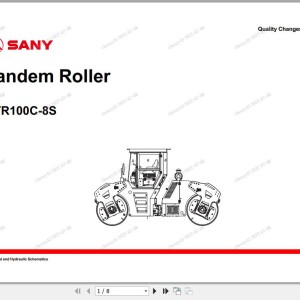 Sany STR100C-8S Electrical and Hydraulic Schematics