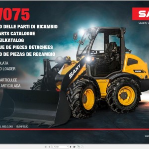 Sany SW075 Spare Parts Catalog
