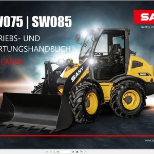 Sany SW075 SW085 Operation and Maintenance Manual 502642