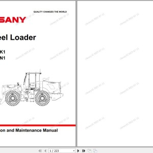 Sany SW953K1 SW955N1 Operation and Maintenance Manual