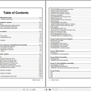 Sany SW978K Parts Book SSW100000021