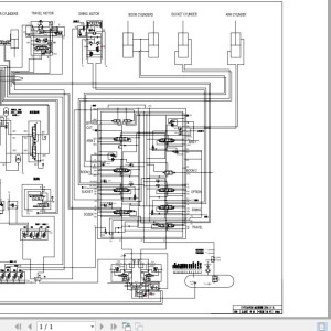Sany SY155W9I3K Electrical and Hydraulic Schematic