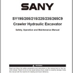 Sany SY195-C9 to SY265-C9 Operation and Maintenance Manual