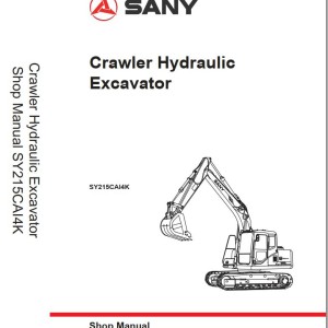 Sany SY215CAI4K Shop Manual