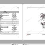 Sany SY245C - Mitsubishi D06FRC-TAA 147kW Engine Parts Manual SY245C9M3KHE01