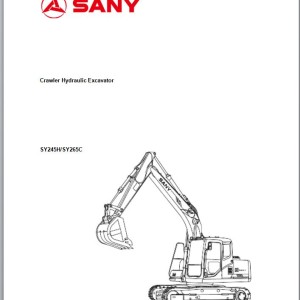 Sany SY245H SY265C Repair Manual