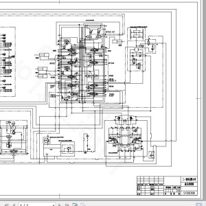Sany SY335C9I2K Electrical and Hydraulic Schematic