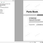 Sany SY365CDI3K Parts Book SY036GBK50078
