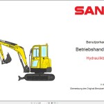 Sany SY50U Operation Manual 501020