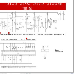 Sany SY55C SY65 SY75 SY95C Electrical Schematics