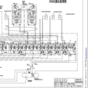 Sany SY65C Hydaulic Schematics