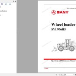 Sany SYL956H5 Operation and Maintenance Manual