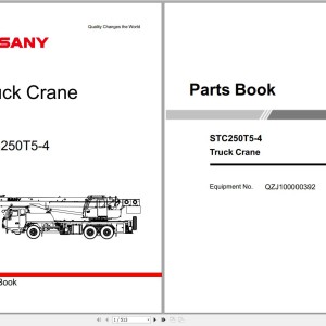 Sany STC250T5-4 Parts Book QZJ100000392