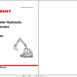 Sany SY330H Repair Manual PDF