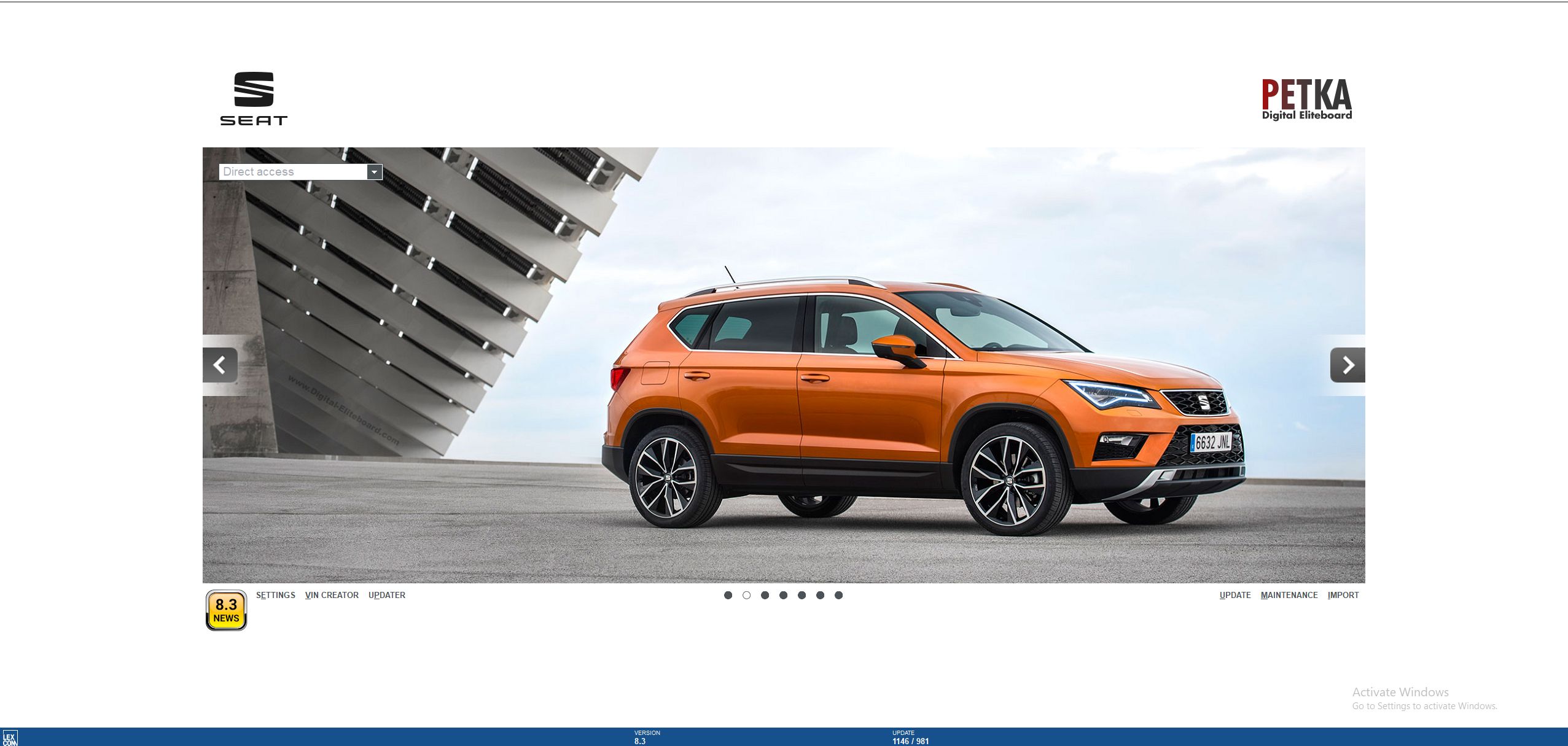 Seat 8.3 09.2025 1146 Electronic Parts Catalog VMware_2