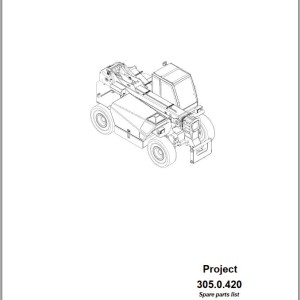 Sennebogen 305 305.0.420 Spare Parts list