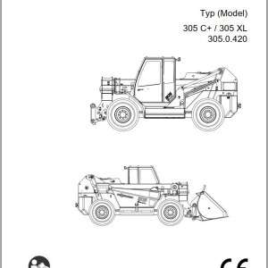 Sennebogen 305 C+ 305 XL 305.0.420 Operating and Maintenance Instructions DE