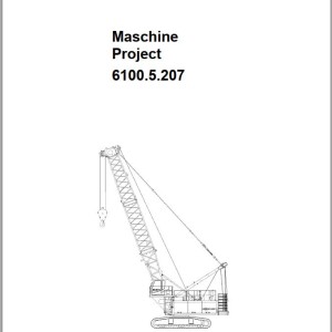 Sennebogen 6100 6100.5.207 Spare Parts List
