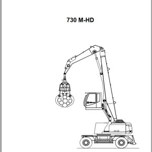 Sennebogen 730 M-HD 730.0.125 Operating and Maintenance Instructions DE