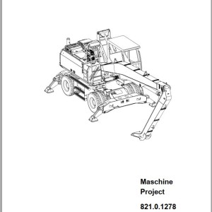 Sennebogen 821 821.0.189 Spare Parts List