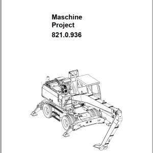 Sennebogen 821 821.0.983 Spare Parts List