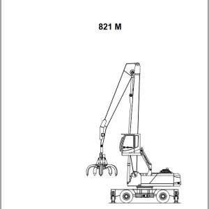 Sennebogen 821 M 821.0.1278 Operating and Maintenance Instructions