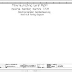 Sennebogen 825 825.0.1039 Electric and Hydraulic Wiring Diagram