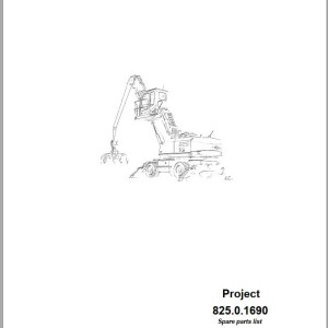 Sennebogen 825 825.0.1338 Spare Parts List