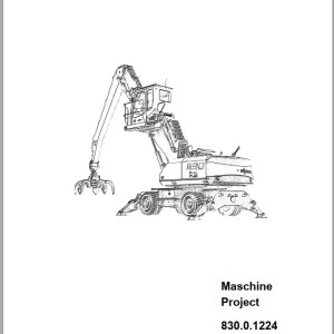 Sennebogen 830 830.0.1224 Spare Parts List