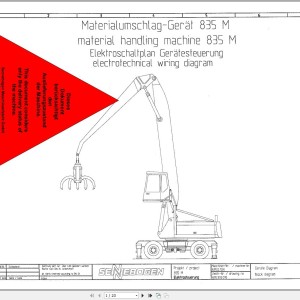 Sennebogen 835 835.0.114 Electric and Hydraulic Wiring Diagram