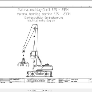 Sennebogen 835 835.0.547 Electric and Hydraulic Wiring Diagram