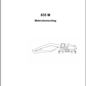 Sennebogen 835 M 835.0.266 Operating and Maintenance Instructions DE